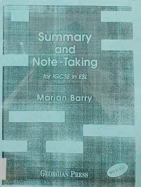 Summary and Note - Taking for IGCSE in ESL