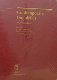 Contemporary Linguistics : An Introduction