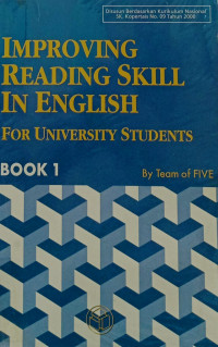 Improving Reading Skill  in English : For University Students