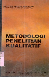 Image of Metodologi Penelitian Kualitatif