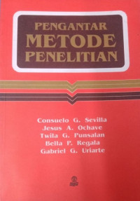 Image of Pengantar Metode Penelitian