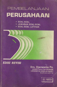 Image of Pembelanjaan Perusahaan; Soal-soal Jawaban dan Soal-soal Latihan