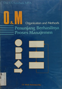 Image of O & M (Organization & Methods); Penunjang Berhasilnya Proses Manajemen