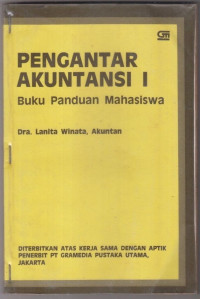 Pengantar Akuntansi 1; Buku Panduan Mahasiswa