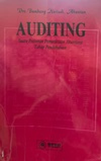 Image of Auditing; Suatu Pedoman Pemeriksaan Akuntansi Tahap Pendahuluan