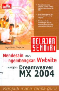Image of Mendesain Sendiri dan Mengembangkan Website dengan Dreamweaver MX 2004