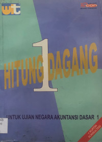 Image of Hitung Dagang 1 ; Untuk ujian negara akuntansi dasar