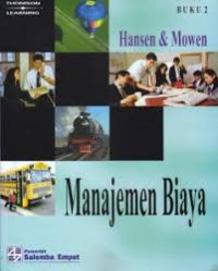 Manajemen Biaya Jil. 2; Akuntansi & Pengendalian