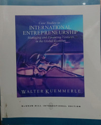 Image of Case Studies International Entrepreneurship: Managing and Financing Ventures In The Global Economy