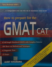 How To Prepare For The GMAT-CAT