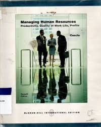 Image of Managing Human Resources; Productivity, Quality of work life, profile