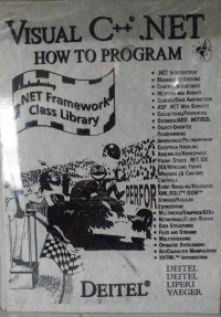 Visual C++ .NET; How to Program