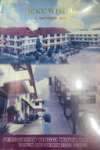 Image of Buku Wisuda; Perguruan Tinggi Widya Dharma Tahun Akademik 2001/2002
