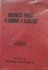 Busines Policy, Planning, and Strategy