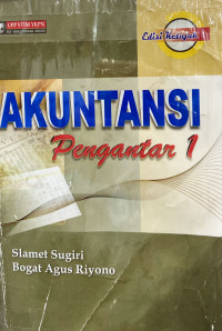 Image of Akuntansi; Pengantar 1