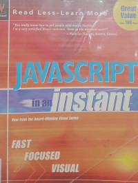 JavaScript; In an Instant