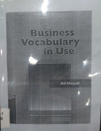 Business Vocabulary in Use