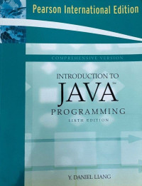 Introduction to Java Programmning