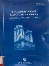 Image of Statistik Ekonomi Keuangan Indonesia (Vol. 9 No. 12, Des 2007)