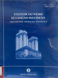 Image of Statistik Ekonomi Keuangan Indonesia (Vol. 10 No. 3, Mar 2008)