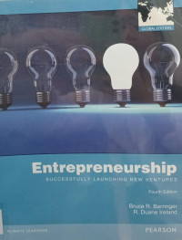 Image of Entrepreneurship; Successfully Launching New Ventures