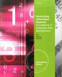 Accounting Information Systems; Foundations in Enterprise Risk Management