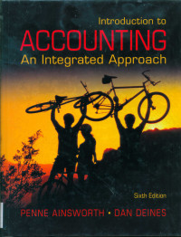 Image of Introduction to Accounting; An Integrated Approach