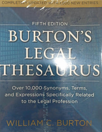 Burton's Legal Thesaurus