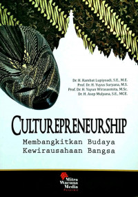 Image of Culturepreneurship; Membangkitkan Budaya Kewirausahaan Bangsa