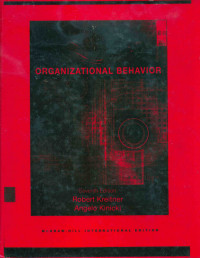 Organizational Behavior; International Edition 2007