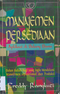Manajemen Persediaan; Aplikasi di Bidang Bisnis