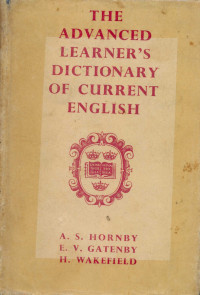 The Advanced Learner's Dictionary of Current English