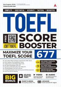 TOEFL Score Booster: Maximize Your TOEFL Score 677