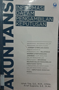 Image of Akuntansi; Informasi dalam Pengambilan Keputusan